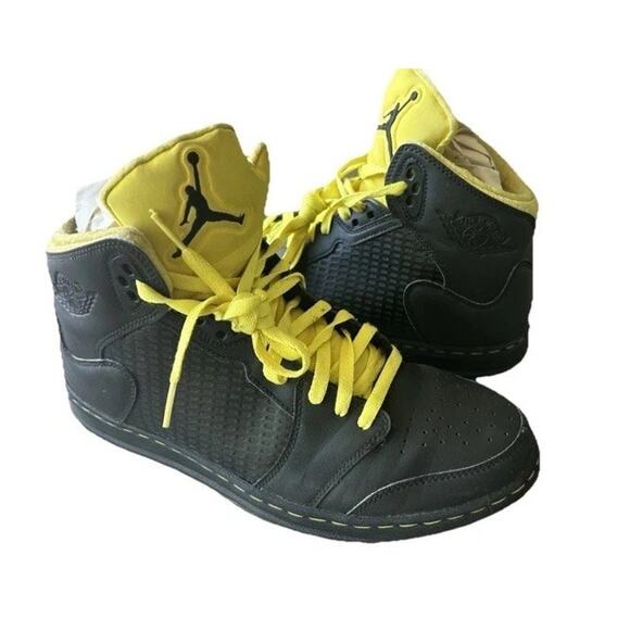 Nike Air Jordan Prime 5 Mens 10 Black Yellow Basketball Shoes 429489-070 main image 11